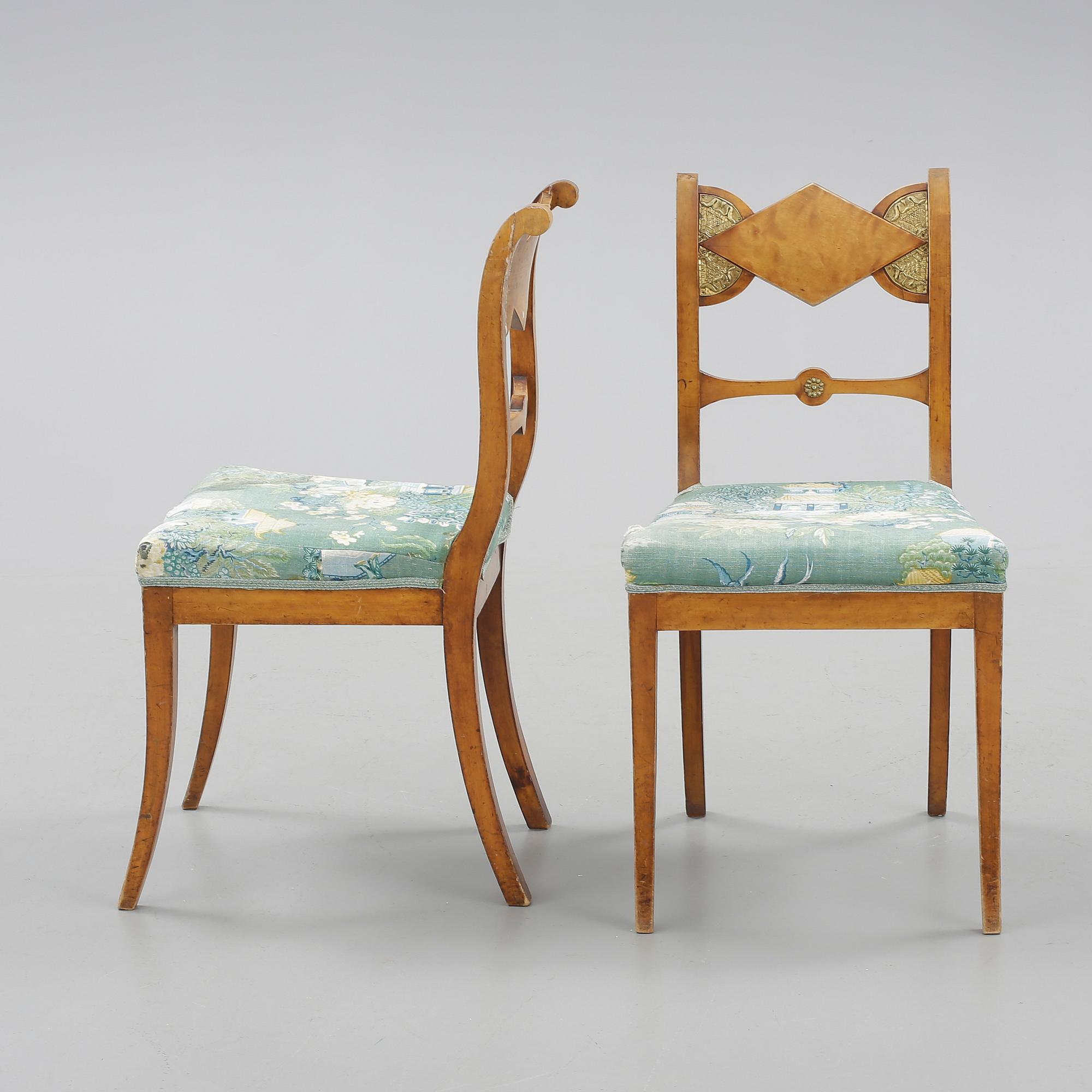 STOLAR, ett par, Karl Johan, 1800-talets första hälft.