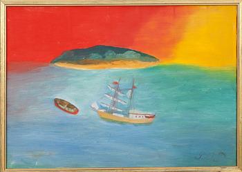 PRIMUS MORTIMER PETTERSSON, olja på duk, sign.