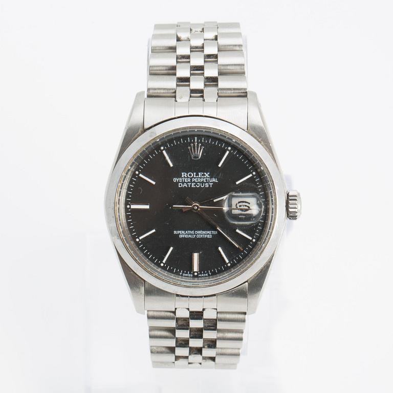 ROLEX, Oyster Perpetual datejust, wrist watch, 36 mm,