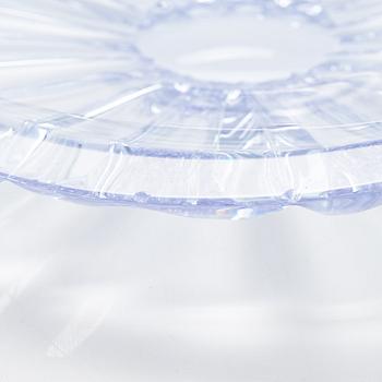 Aimo Okkolin, a cut crystal bowl, signed Aimo Okkolin Riihimäen Lasi oy.
