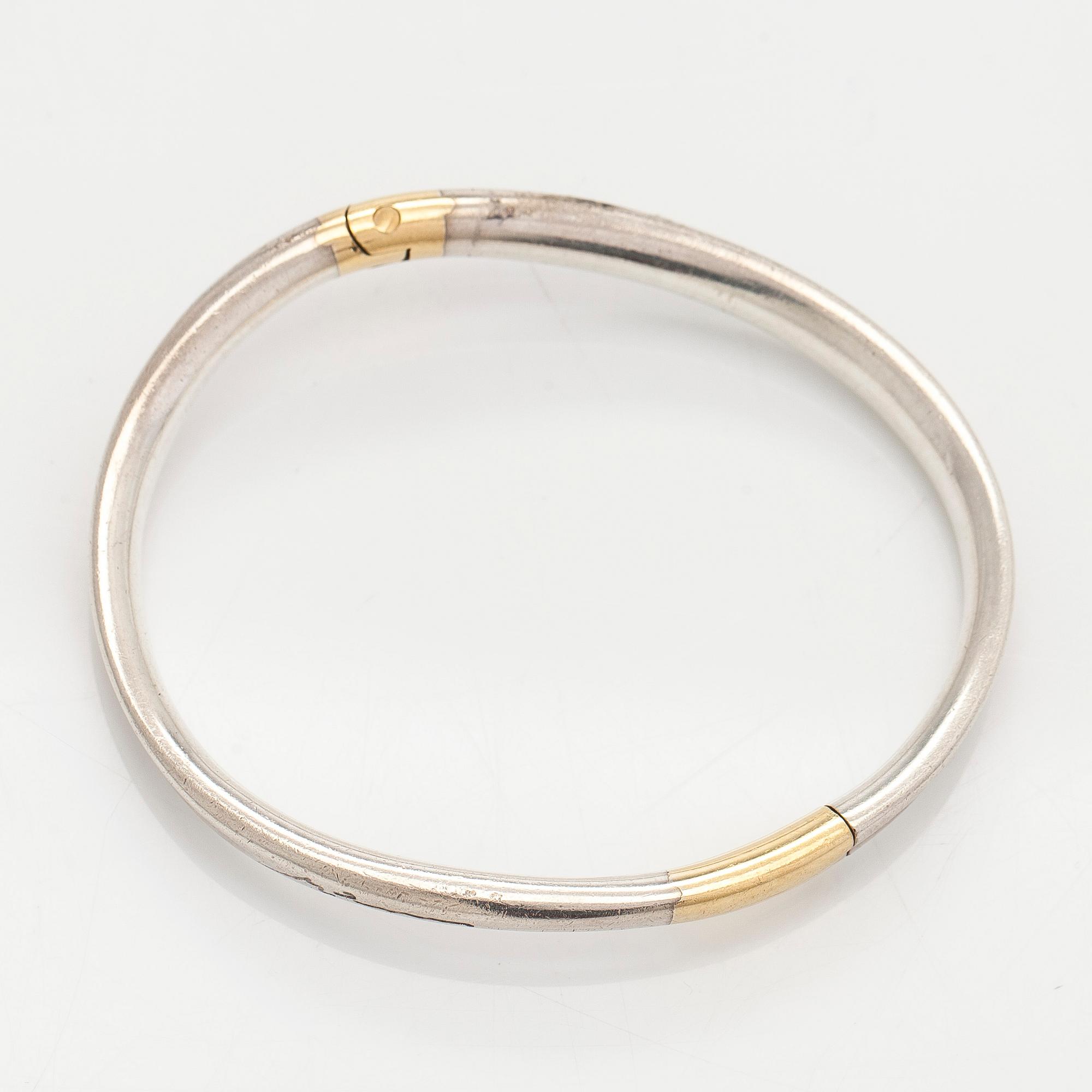 Minas Spiridis, armring, silver, Georg Jensen.