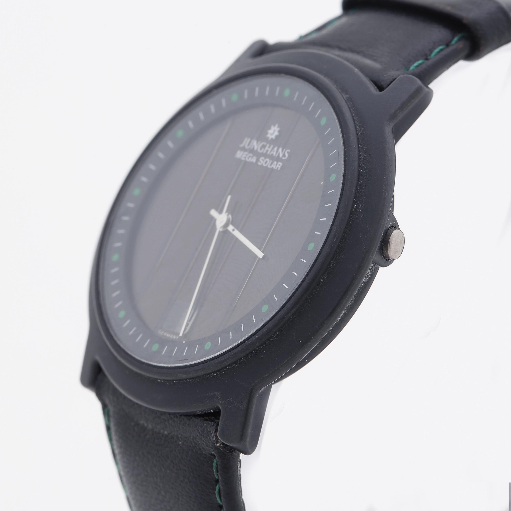 JUNGHANS, Mega solar, wrist watch 38 mm,