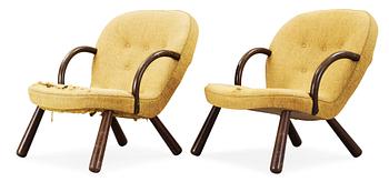 47. A pair of easy chairs, attributed to Philip Arctander, probably for Vik & Blindheim, Norway 1950's.