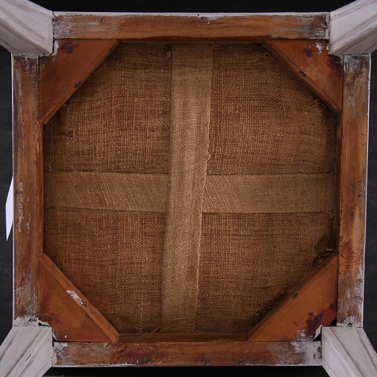 TABURETT, gustavianskt provinsarbete. 1700/1800-tal.
