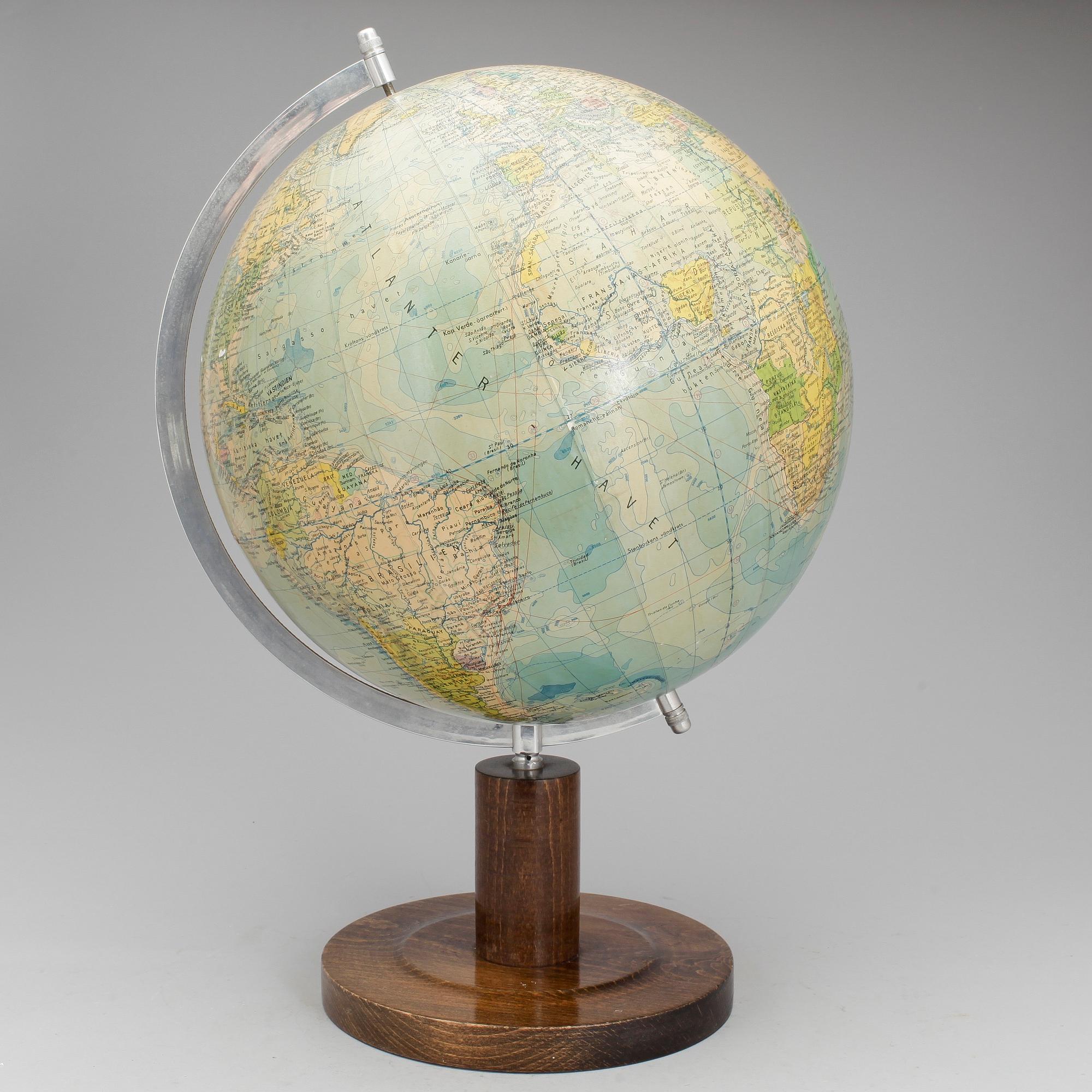 JORDGLOB, 1900-talets andra hälft.