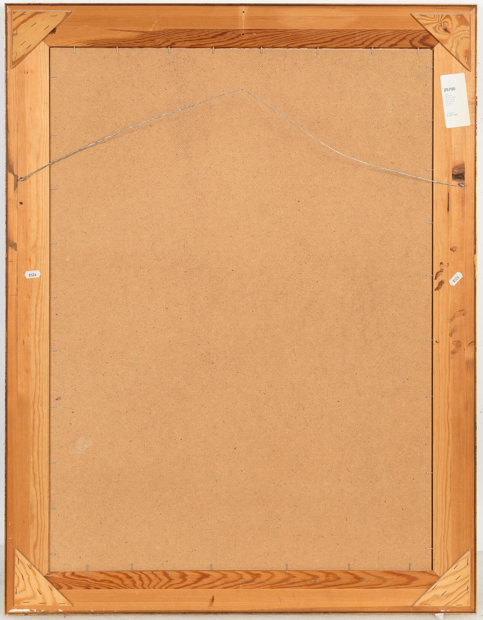 Elias Erdtman, olja på duk/pannå, signerad och daterad 1924.