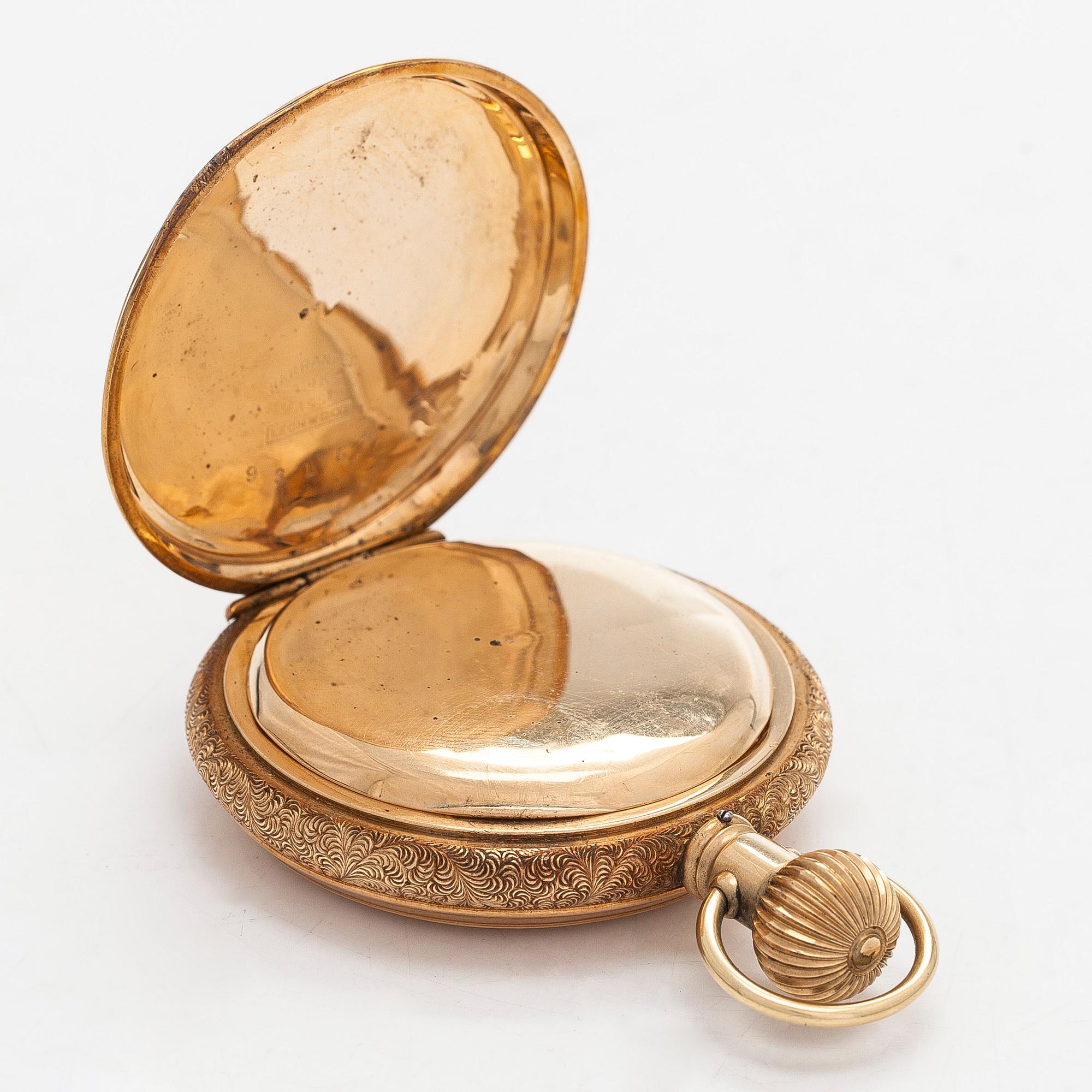 Waltham, fickur, savonett, 56,5 mm.