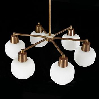 A ceiling lamp attributed to Arnulf Bjørshol, Norway, from the latter half of the 20th century.