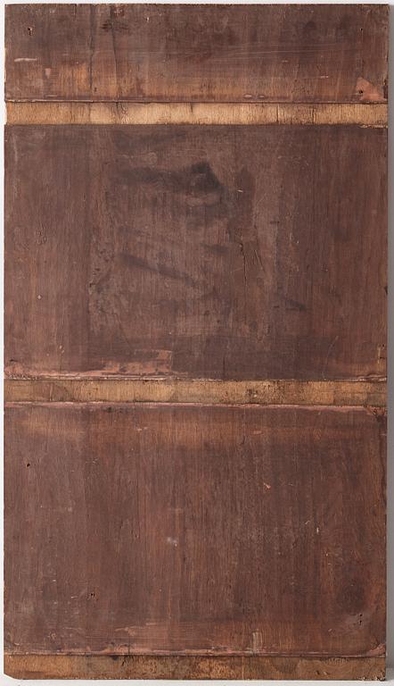 A set of three Chinsese hardwood panels, Qing dynasty.