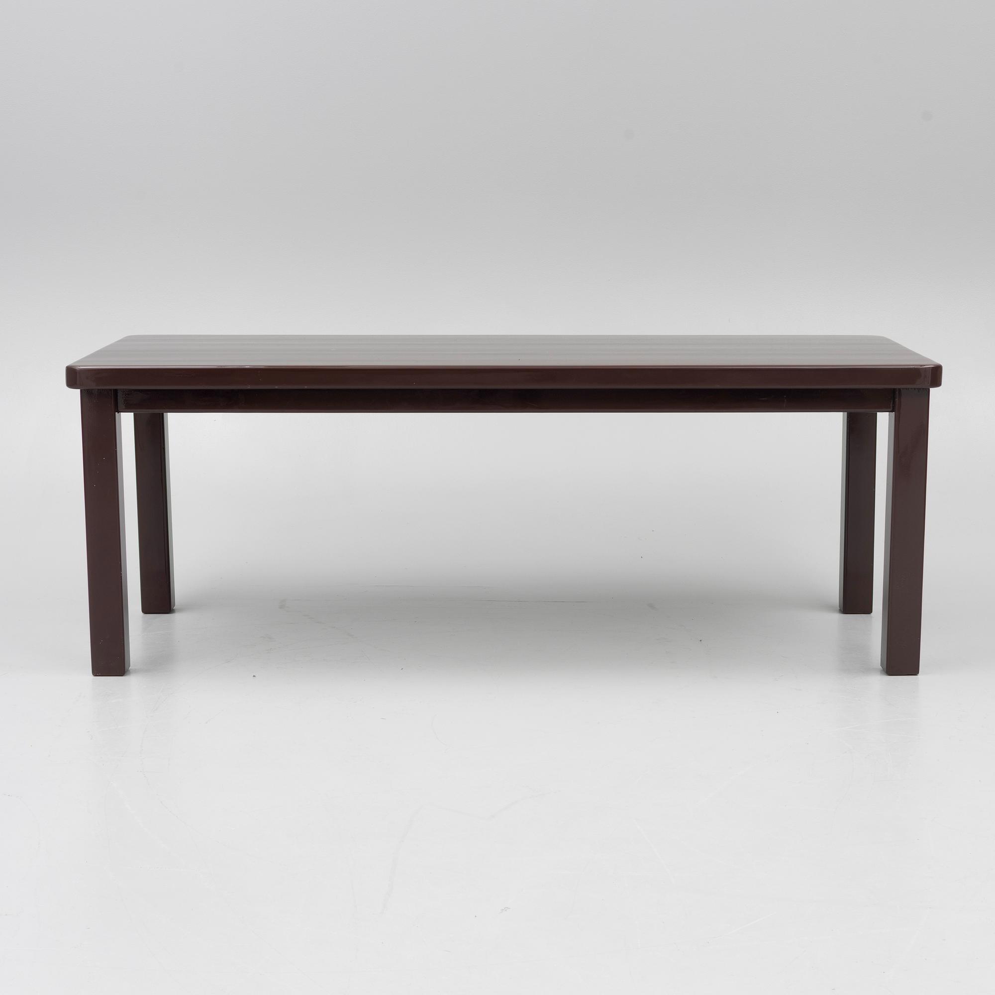 Ben af Schultén, dining table, model "852", Artek, Finland, 1970s.
