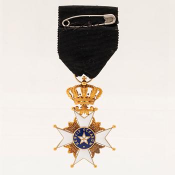 Royal Order of the North Star 18K gold and enamel CF Carlman Stockholm.