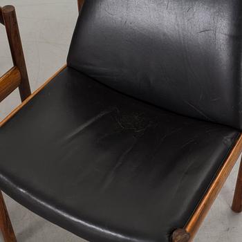 2 pcs of chairs, Sven Ivar Dysthe, Dokka furniture, Norway,