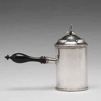 Erik Holmberg, mockakanna / mjölkkanna, silver, Lund 1795. Gustaviansk.