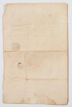 Aktiebrev, Ahlingsåhs Manufaktur Werk (Manufactur-Societet), No 285, 1728,