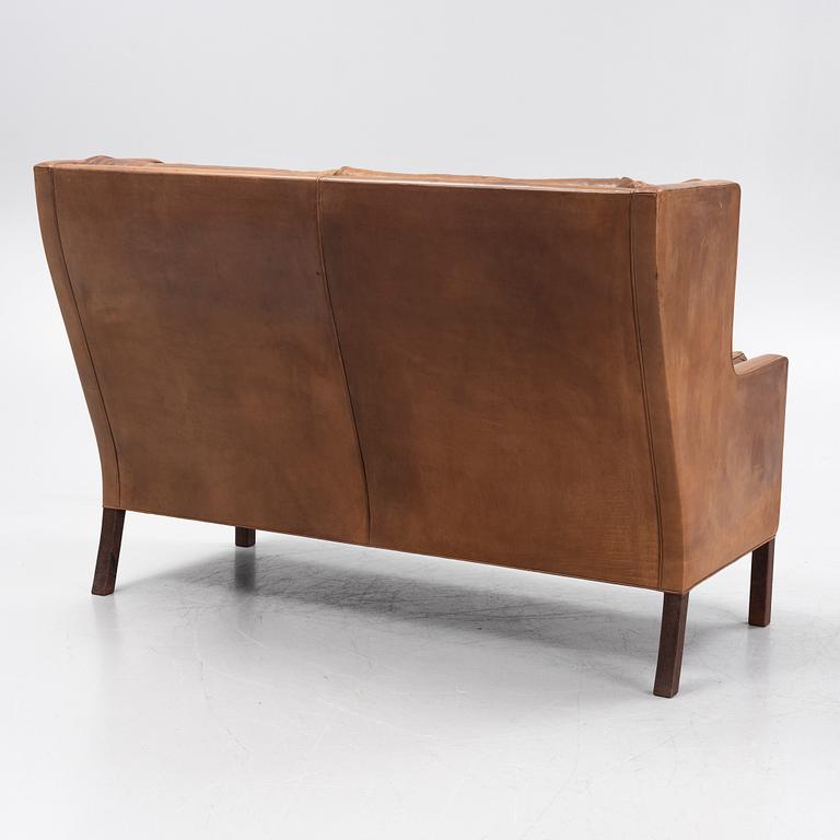 Børge Mogensen, a model 2192 'Kupé' leather sofa, Fredericia Stolefabrik, Denmark.