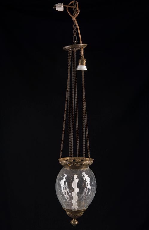 MÅNSKENSLYKTA, 1800-talets slut. Höjd 85 cm.
