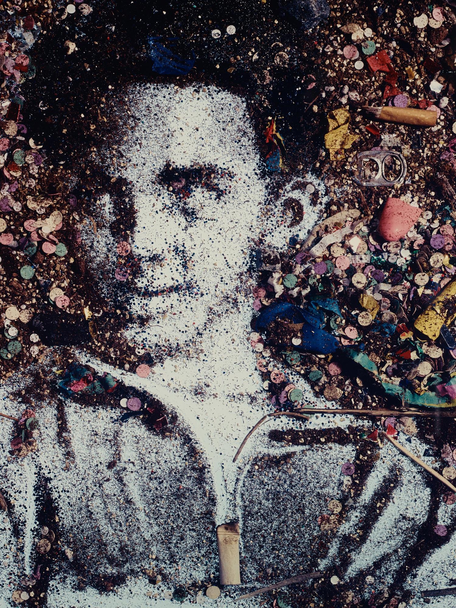 Vik Muniz, "Aftermath (Emerson) - from the project Children of Brazil", 1998.