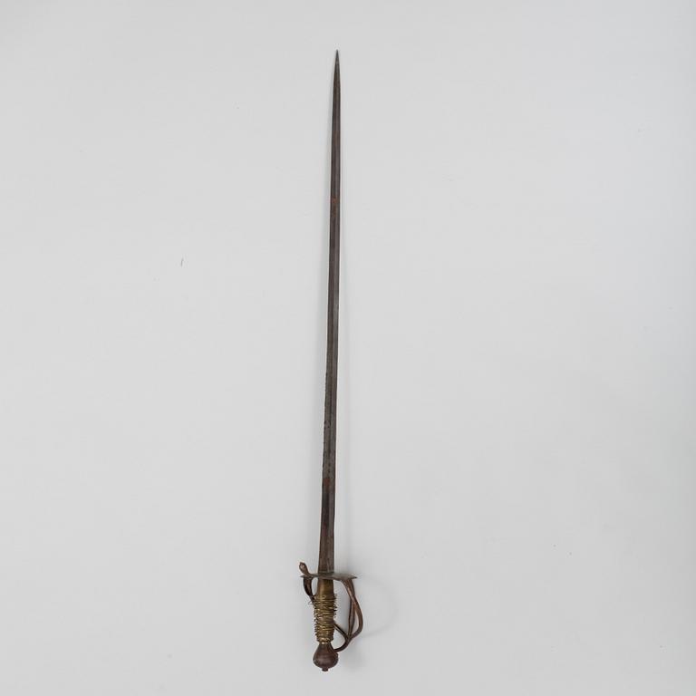 A 17th century sword. Dated 1644.