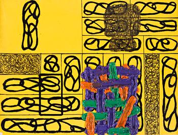 65. Jonathan Lasker, Utan titel.