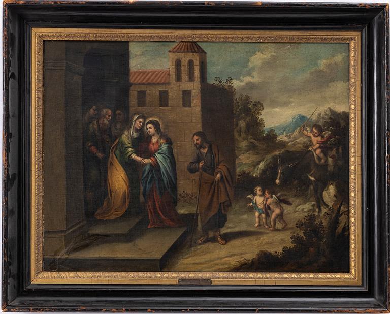 Spansk skola, 16/1700-tal, Marias beök hos Elisabet.