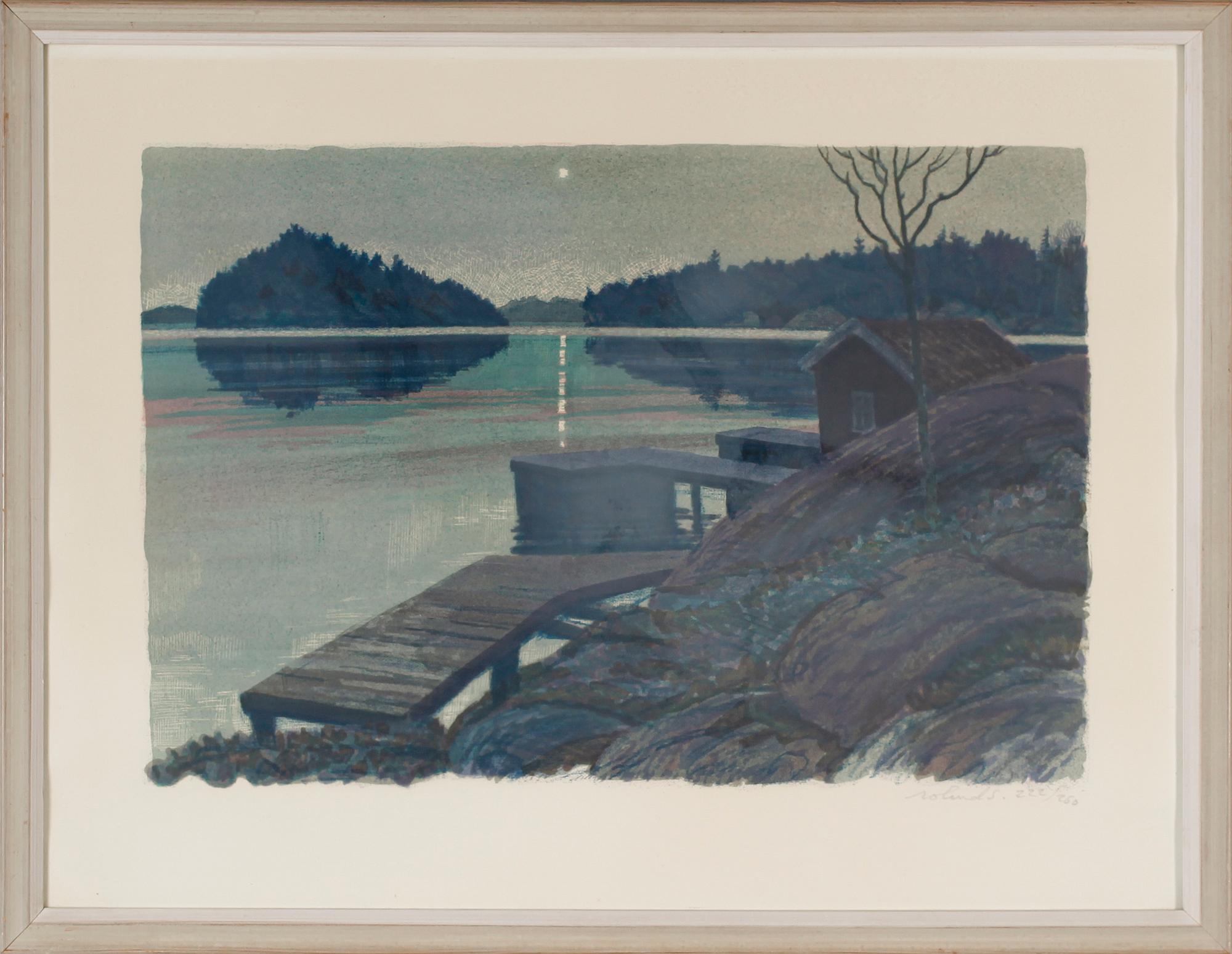 ROLAND SVENSSON, färglitografi, signerad och numrerad 222/250.