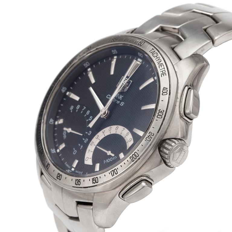 TAG HEUER, Link, Calibre S, chronograph, wristwatch, 42 mm,