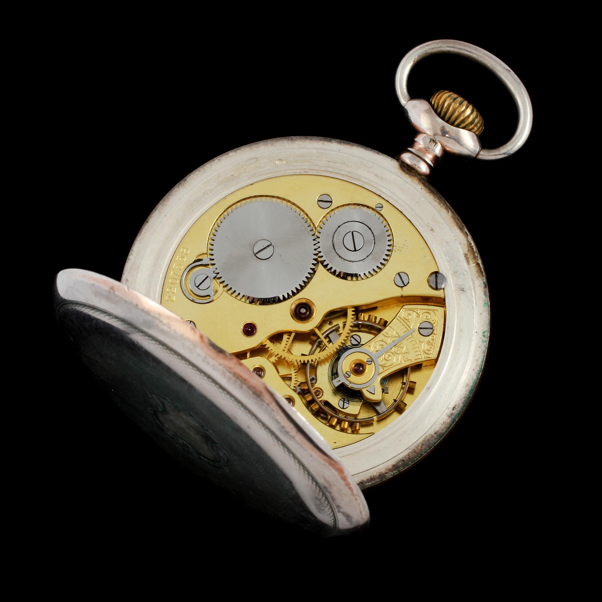 FICKUR, silver, Schweiz. Vikt 103,7 g.