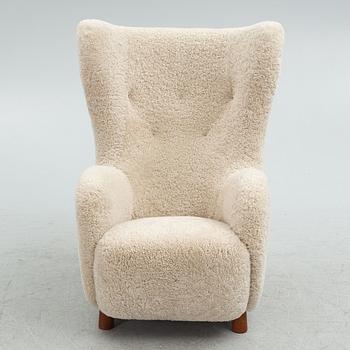 Mogens Lassen, attributed to, armchair, Denmark, 1940's.
