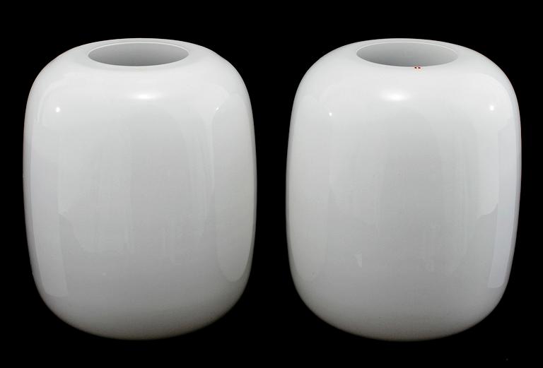 VASER, ett par, glas, Timo Sarpaneva, Iittala, 1900-talets andra hälft.