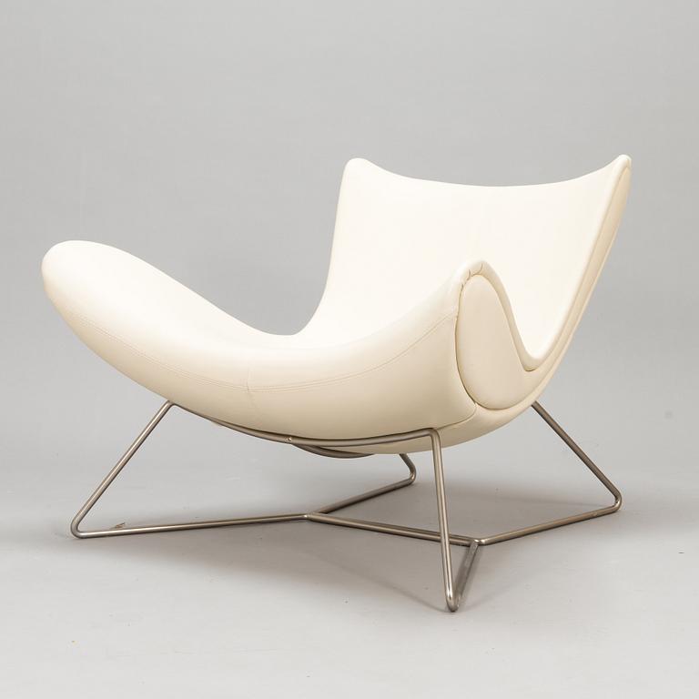 Henrik Pedersen, a leather covered 'Imola' lounge chair for BoConcept.