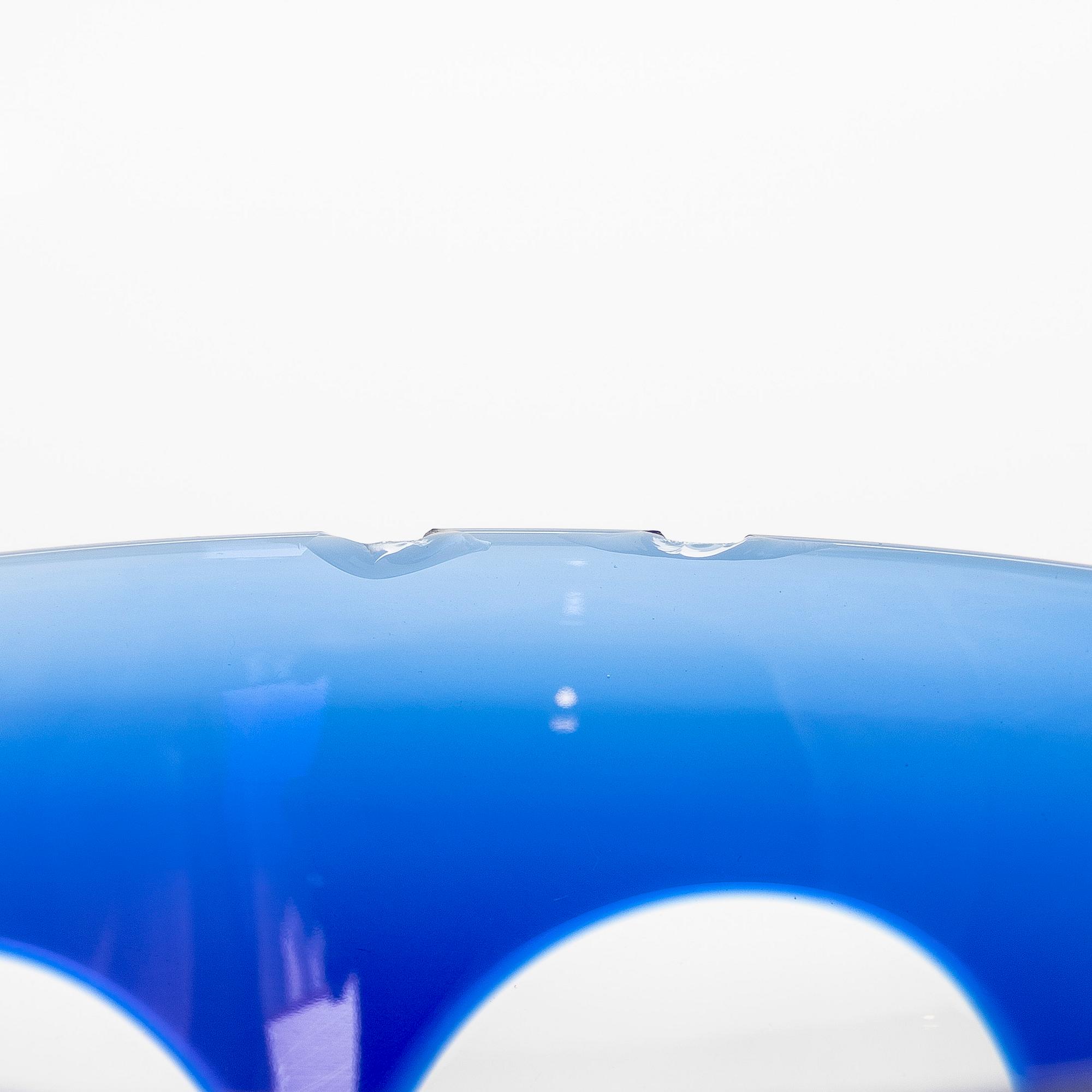 A set of ten crystal wine glasses, mid 20th century.