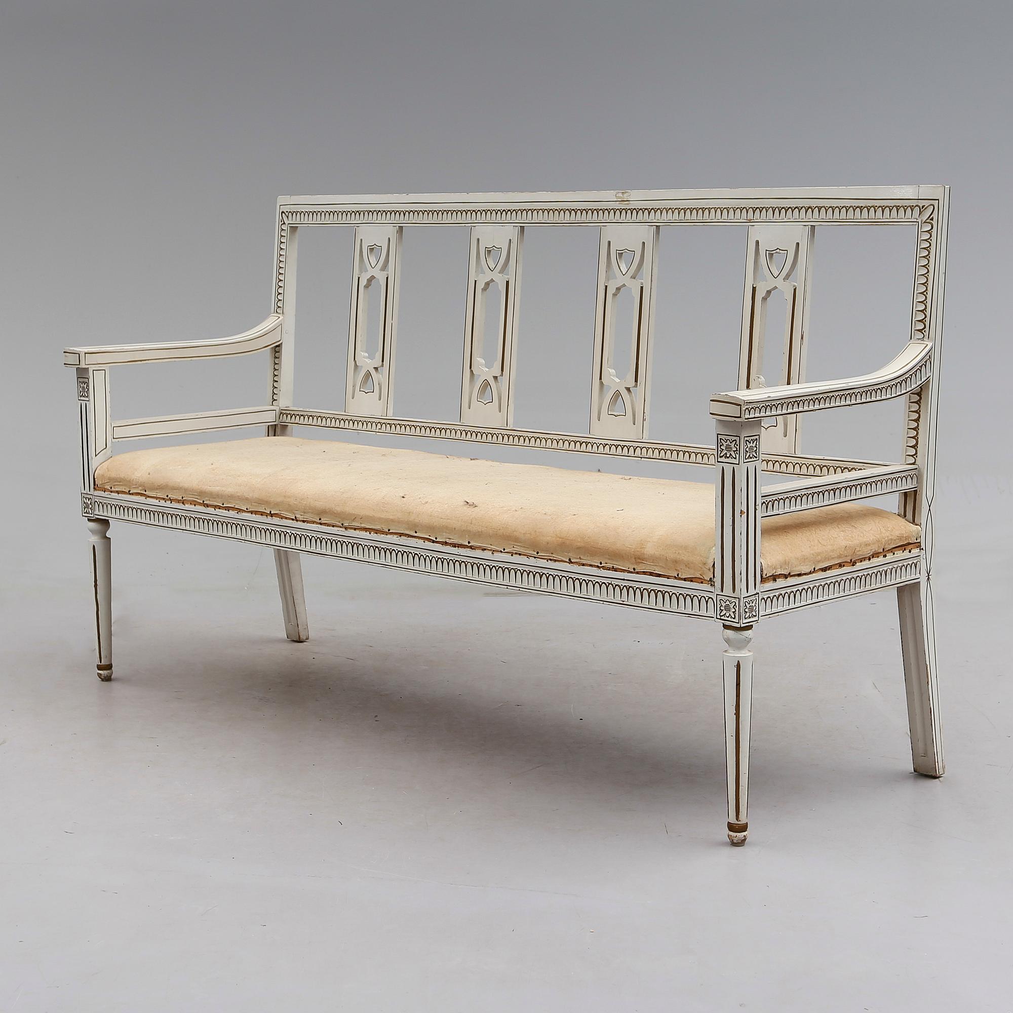 SOFFA, gustaviansk stil, 1900-talets början.