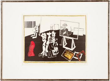 Lars Hillersberg · LARS HILLERSBERG, collage, signerad och numrerad 27/200.