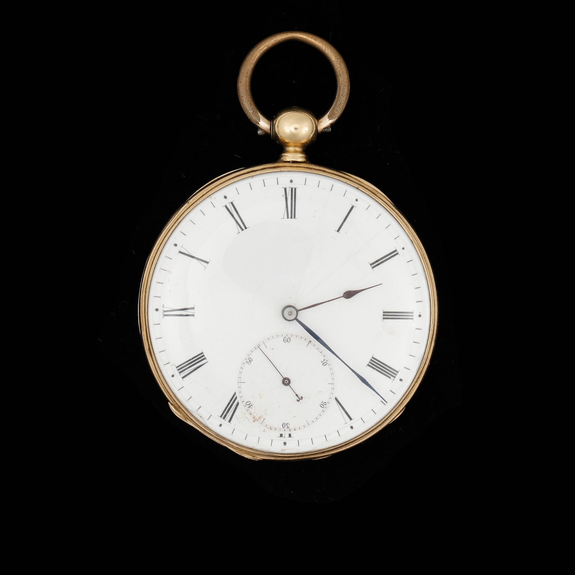 FICKUR, 18k guld. Vikt ca 66,5 gram.