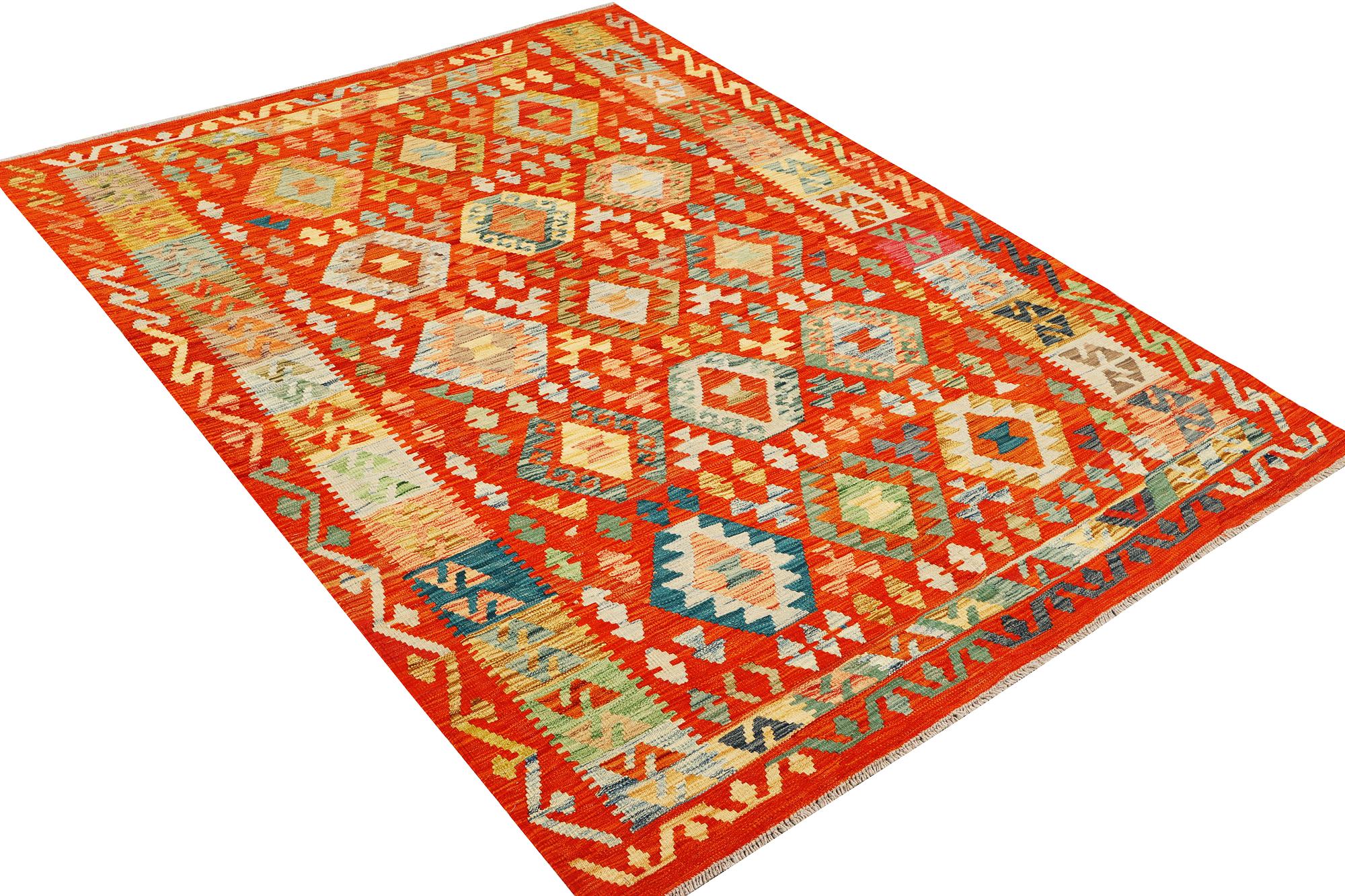 A Kilim carpet, c. 248 x 179 cm.