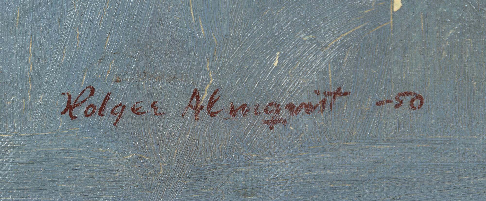 Holger Almqvist, Hamnscen.