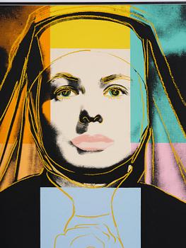 Andy Warhol, "The Nun", from: "Three portraits of Ingrid Bergman".