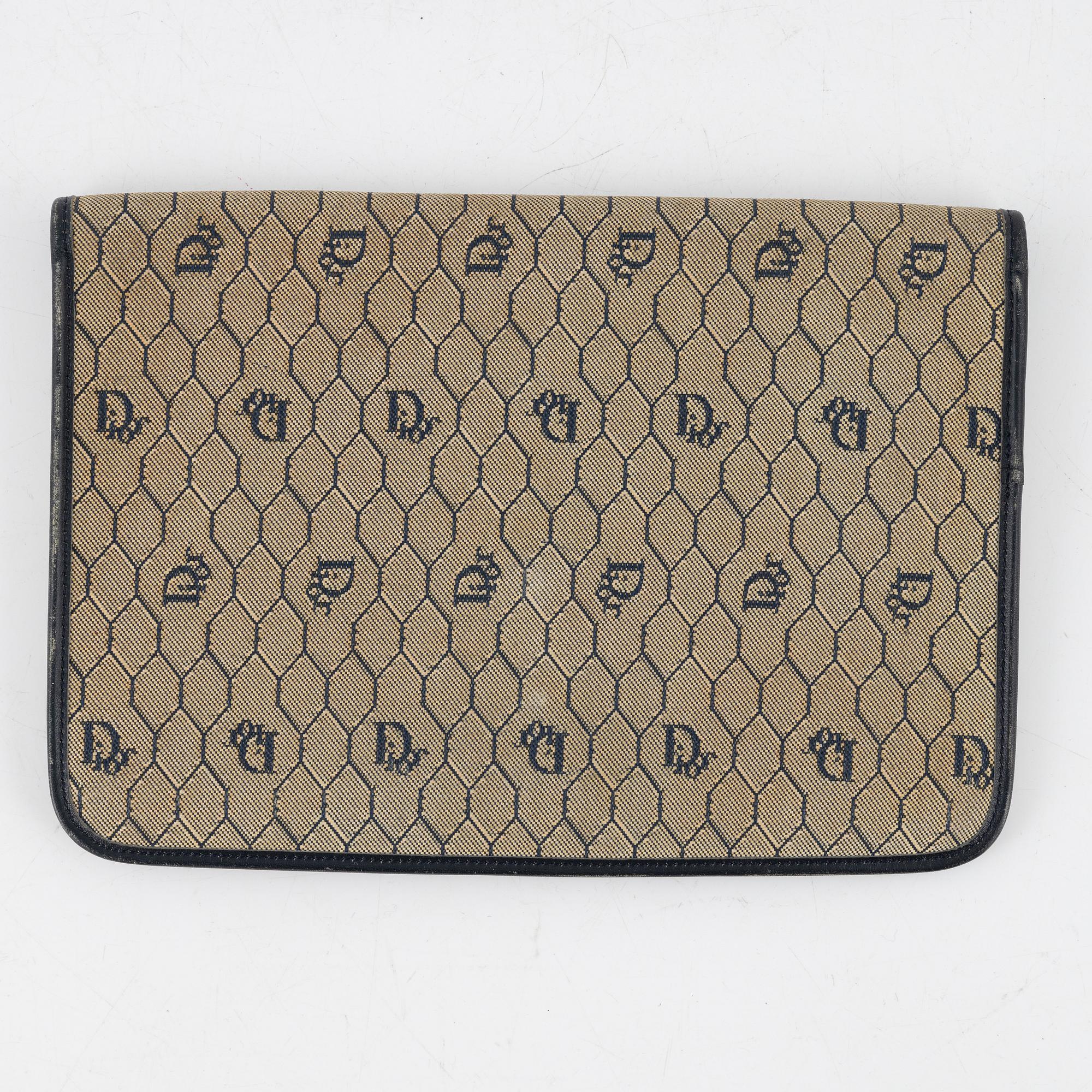 Christian Dior, väskor, 2 st samt ett skärp. Vintage.