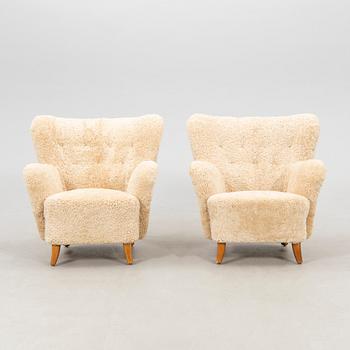 Ilmari Lappalainen, fåtöljer ett par 1940/50-tal Finland.