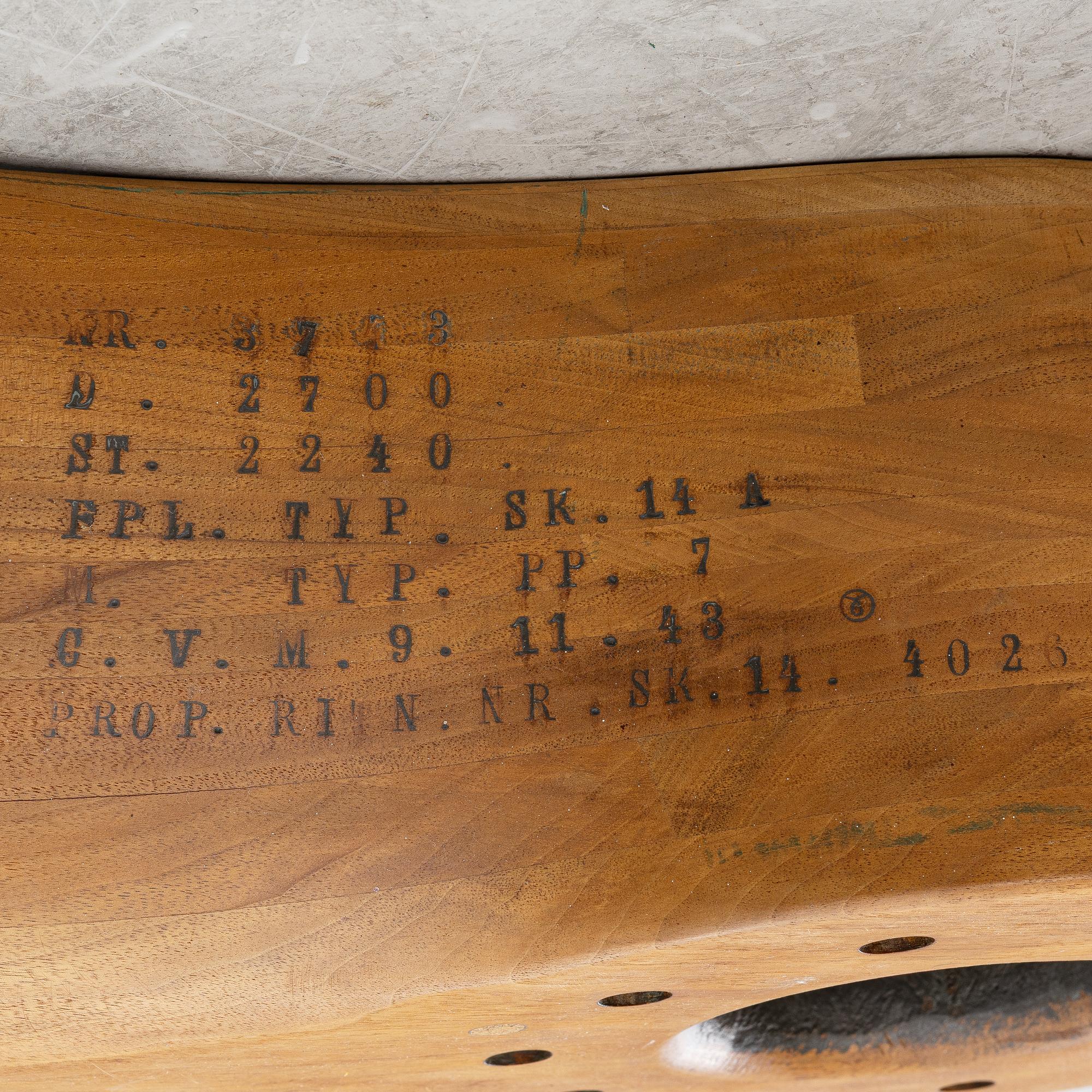 Flygplanspropeller, "SK 14", 1900-talets första hälft.