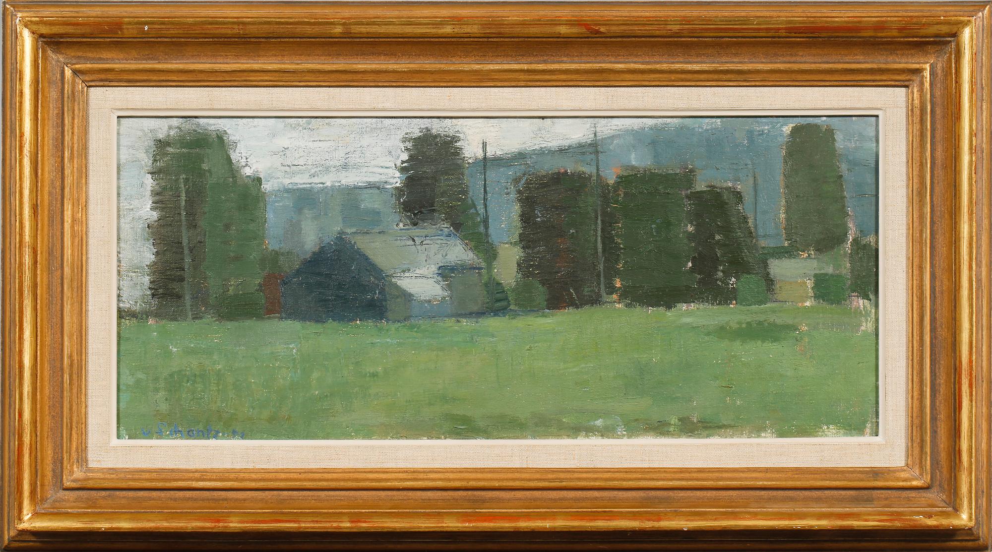 PHILIP VON SCHANTZ, olja på duk, signerad och daterad -53.