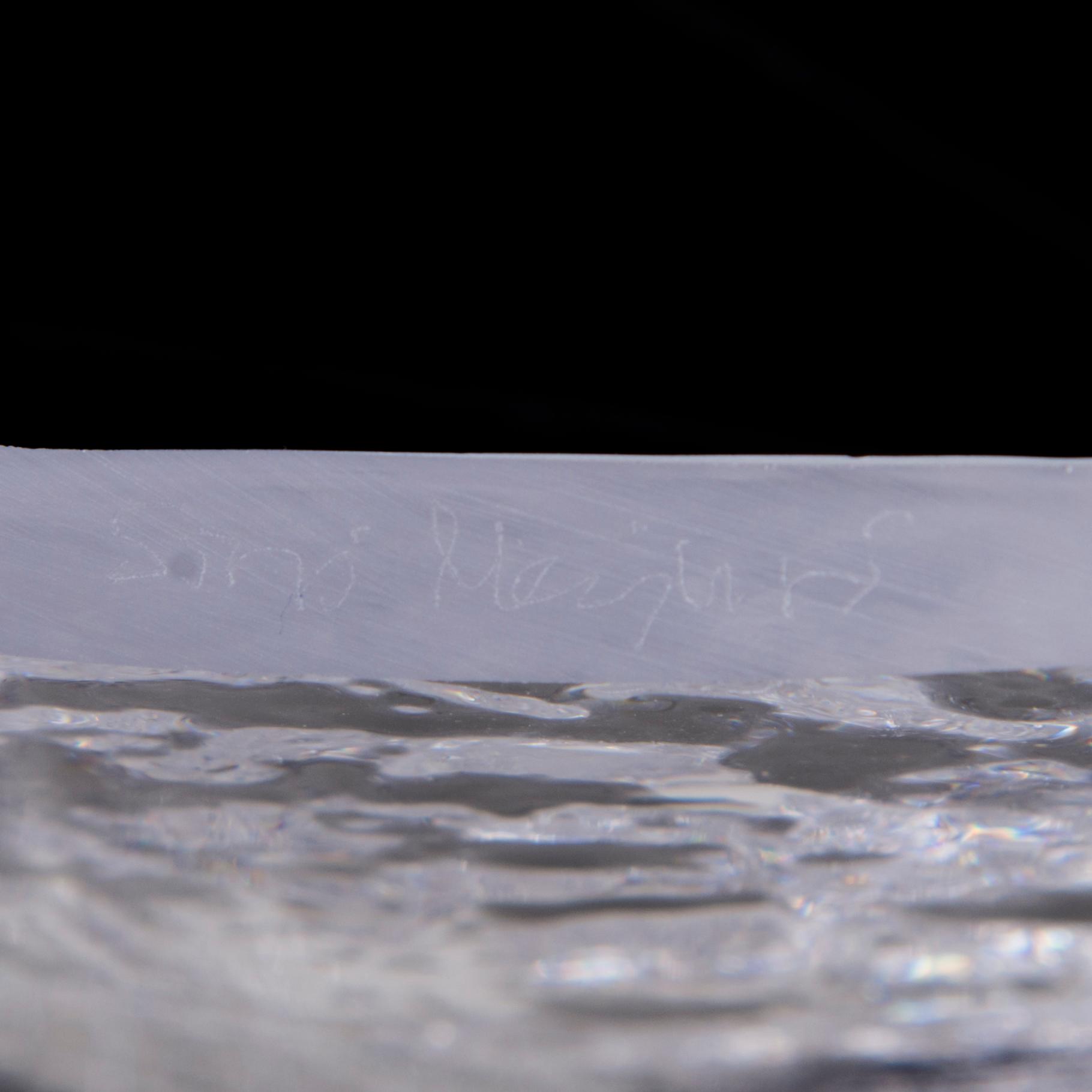 SINI MAJURI, glasskulpturer, 2 st, signerade Sini Majuri 2018.