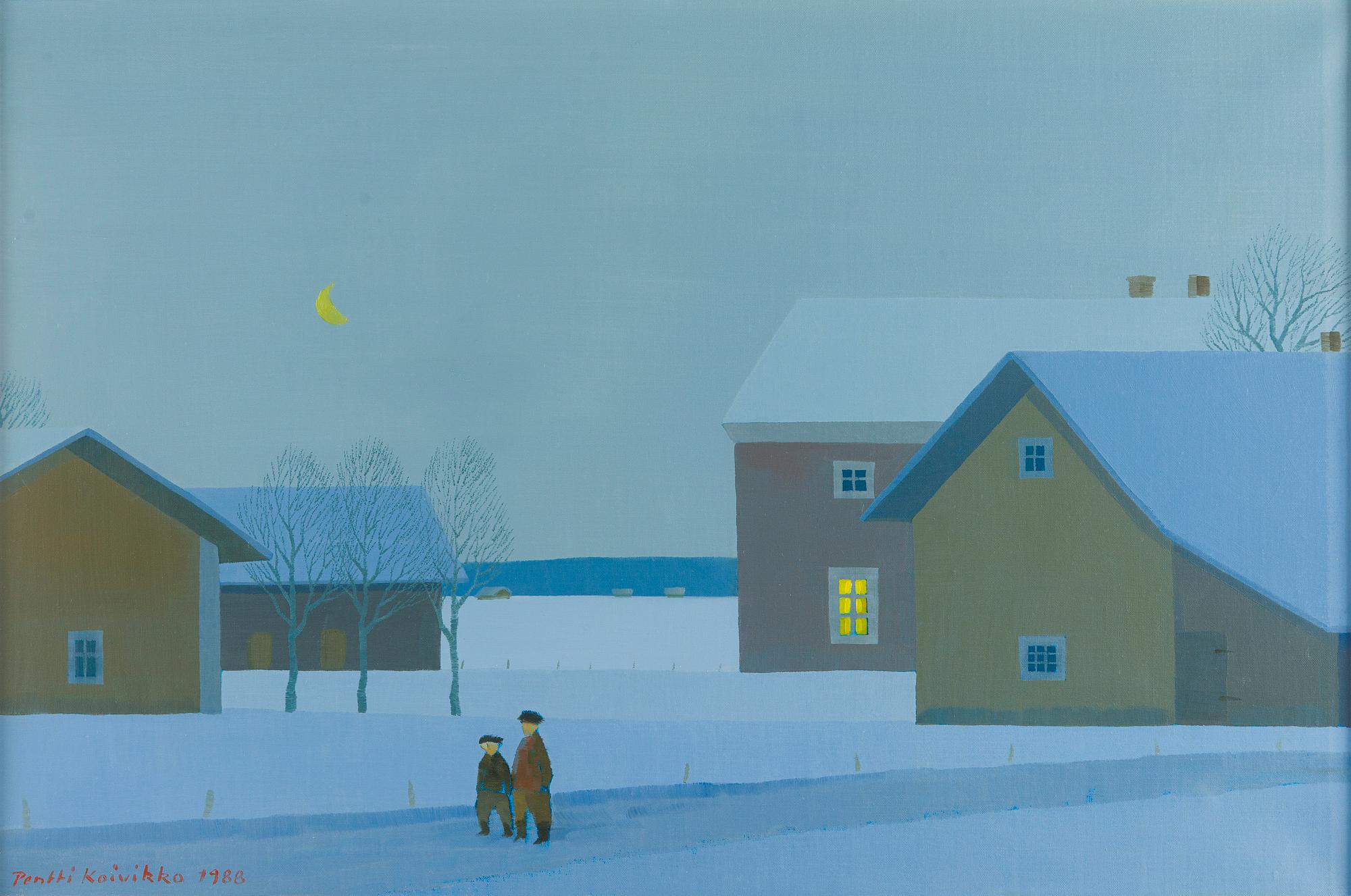 Pentti Koivikko, Vintrig bylandskap.