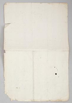 DOKUMENT, 4 st, till Axel Julius de la Gardie (1637-1710), med lacksigill samt BREV.