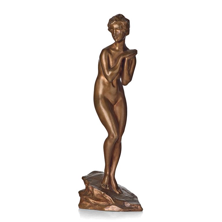 BORIS OSCAROVICH FRÖDMAN-CLUZEL, Skulptur, brons. sign, dat, gjutarstämpel. Höjd 39,5 cm.