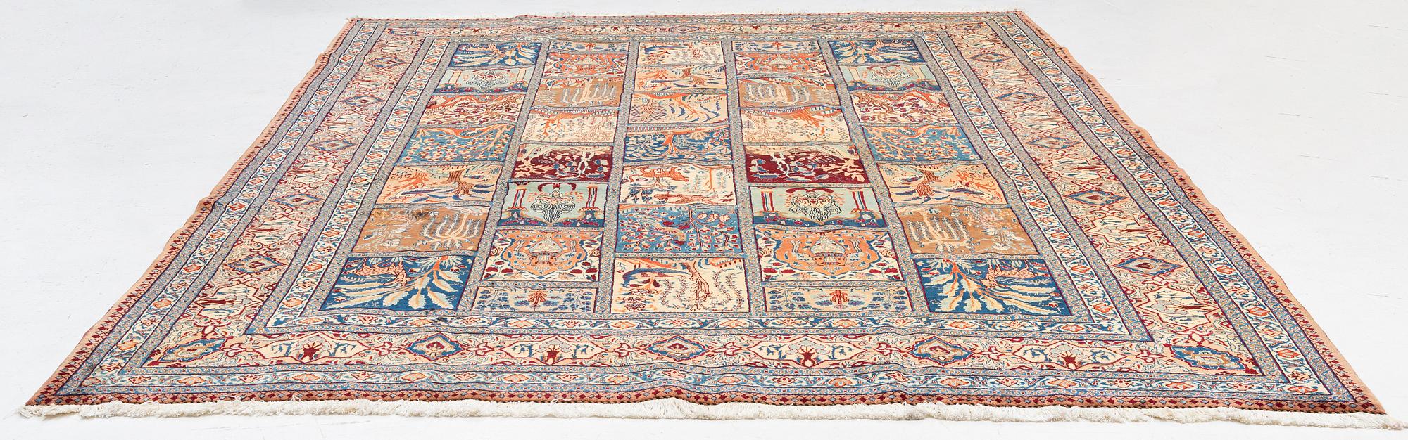 Rug, Kashmar, approx. 372 x 294 cm.