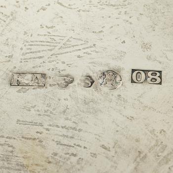 SKÅL, silver, K Andersson, Stockholm, 1940. Vikt 290 gr.
