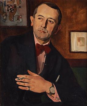 457. Tage Hansson, "Portrait of the artist GAN Gösta Adrian-Nilsson".