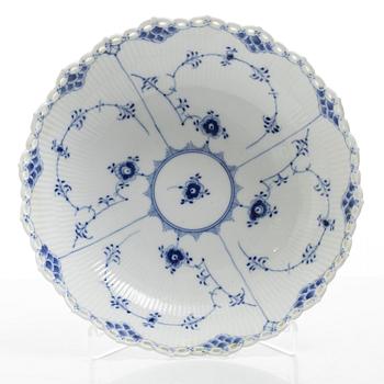Royal Copenhagen, 14 'Blue Fluted Full Lace' tableware pieces, Denmark, 1960-73.