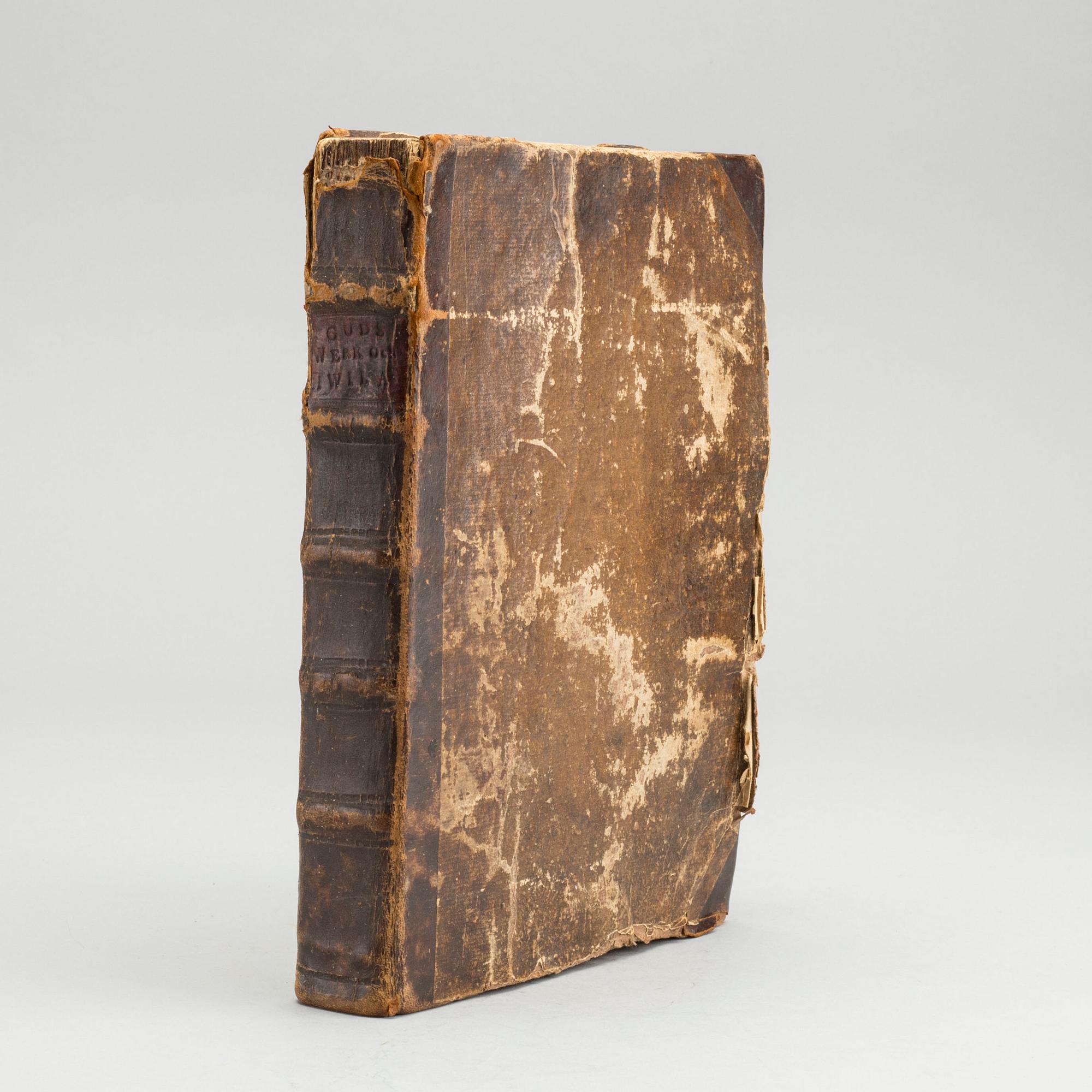 GUDS WERK OCH HWILA, av Haquin Spegel, Tryckt hos Niclaus Wankijf Stockholm 1685.